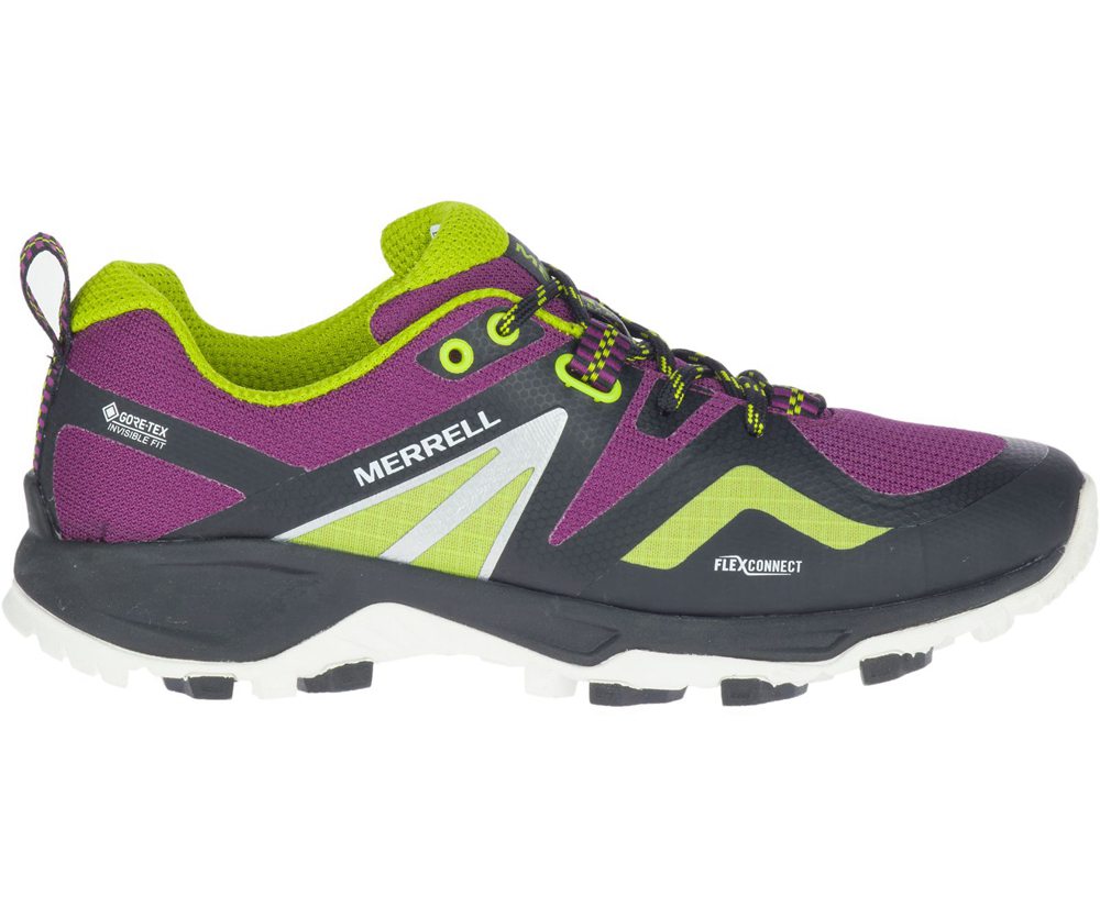 Merrell Hiking Shoes Black/Purple - MQM Flex 2 GORE-TEX® - Womens 40RDZAQPU